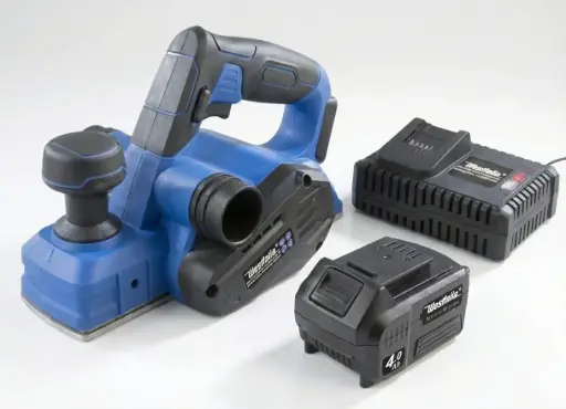 "Akku Hobel 18 Volt Li-Ion AH18 inkl. Akku 4,0 Ah und Ladegerät image"