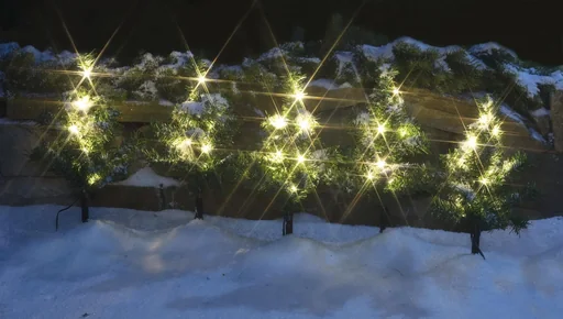 "Tannenbaum Leuchtstäbe - 5er Set für den Innen- und Außenbereich image"