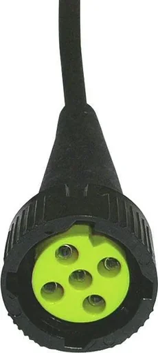 "Bajonett Verbinder, rechts - grün image"