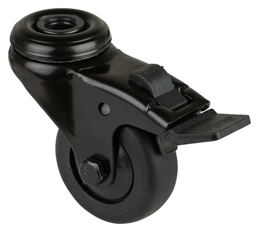 "Lenkrolle mit Feststeller und Rückenloch image"