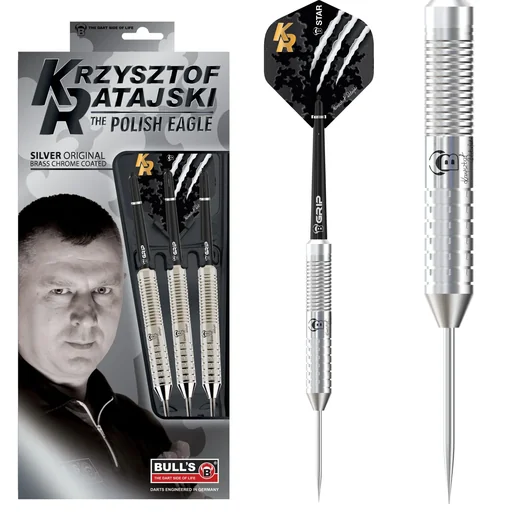 "Krzysztof Ratajski Brass Silver Steel Dart 22gr. image"