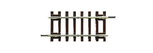 "12 Stück Gerades Gleis G¼, Länge 57,5 mm (Viertel Standardlänge) image"