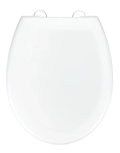 "WC-Sitz Solaro Weiß, Thermoplast, Fix-Clip Hygiene-Befestigung image"