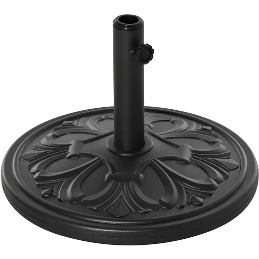 "Sonnenschirmständer Schirmständer Schirmhalter Schirmfuß 13 kg Ständer Schirm Ø35/Ø38/Ø48mm Kunststoff + Zement Antik Sc image"