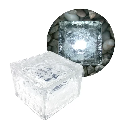 "LED Solar Glaswürfel image"
