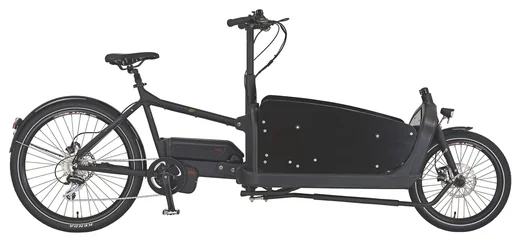 "Unisex E-Bike 20"/26 Zoll, Rahmenhöhe 48 cm, 8-Gang Kettenschaltung, schwarz matt, CARGO Plus 22.ETL.20 image"