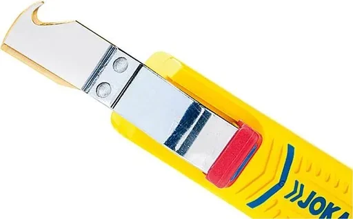 "Kabelabisolierer Secura Nr. 28H, 8-28 mm, für Rundkabel, TiN-beschichtete Klinge, einstellbare Schnitttiefe, Hakenklinge image"