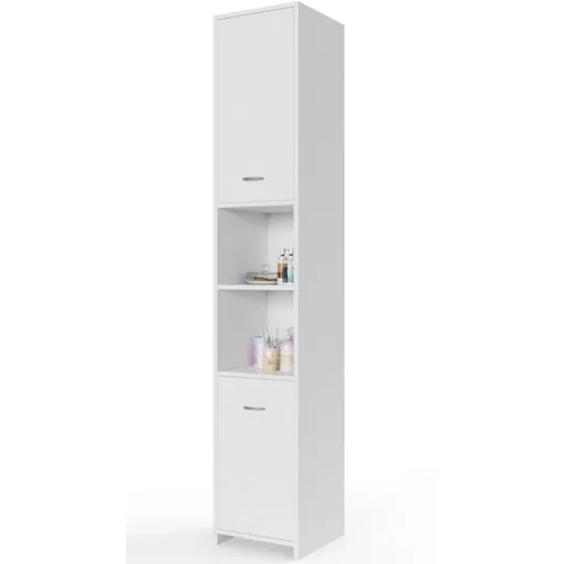 "Badezimmerschrank mit verstellbaren Einlegeböden 185 x 30 x 30 cm image"