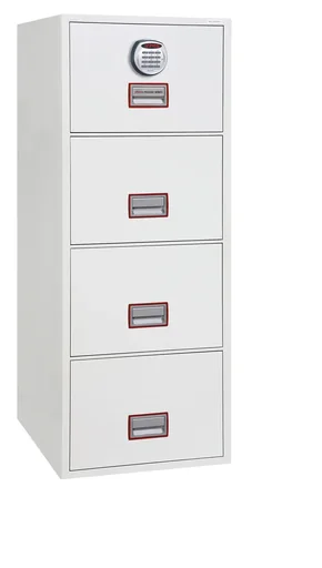 "Aktenschrank World Class Vertical Fire File mit 4 Schubladen und elektronischem Schloss image"