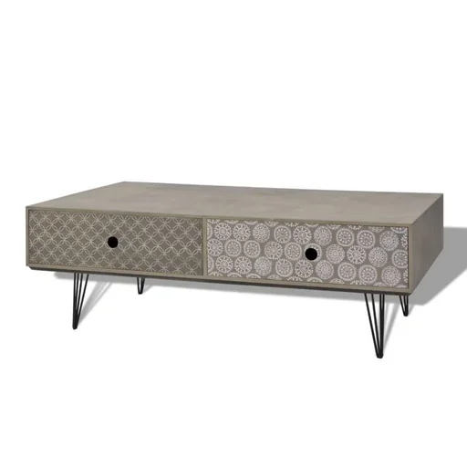 "Couchtisch 100x60x35 cm grau image"