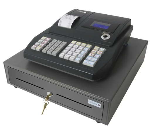 "Registrierkasse mit 4 + 8 Fächer, Hub-Tastatur und TSE 3-Jahres-Lizens image"
