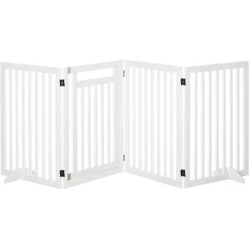 "Absperrgitter für Hunde weiß image"