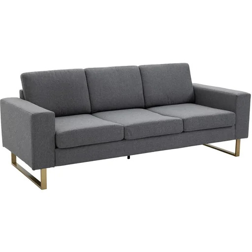 "Polstersofa als 3-Sitzer dunkelgrau image"