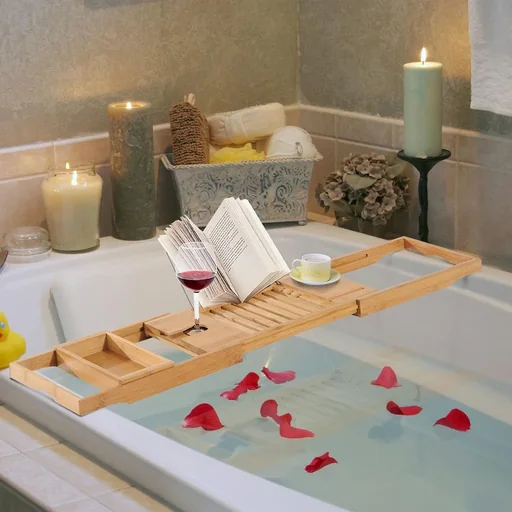 "Badewannentablett natur image"