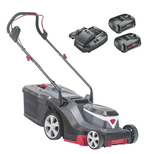 "BOSCH HOME AND GARDEN COMPATIBLE Akku-Rasenmäher 3.22 Li Easy inkl. 2 Akkus und Ladegerät - Wendig und kompakt image"