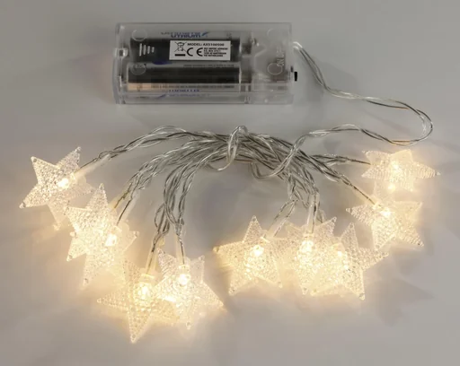 "Sternenlichterkette mit 10 warmweißen LEDs image"