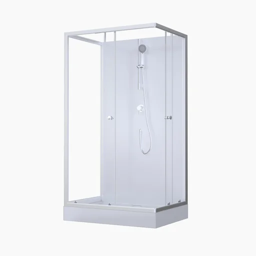 "Komplettdusche "White Dream" 80 x 110 x 200 cm image"