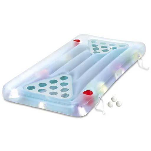 "Bierpong Bierpong Spiel Set mit Bällen 160x84x19 cm Blau image"