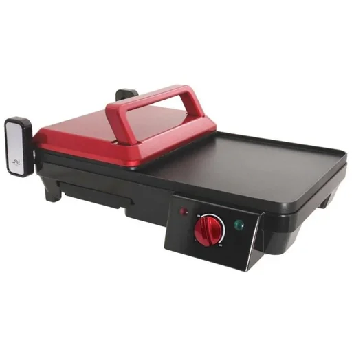 "HomeVero Elektrogrill - Doppelte Oberfläche - mit Antihaftbeschichtung - 2000W image"