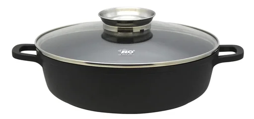 "Servierpfanne, rund, 32 cm mit Glasdeckel Alucast image"