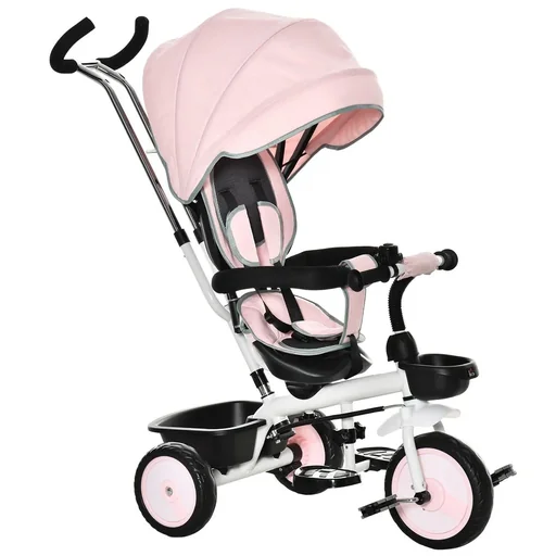 "2 in 1 Dreirad Kinderwagen 100 cm x 48 cm x 106 cm image"