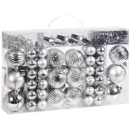 Christbaumschmuck - Christbaumschmuck - Silber - 66 St.