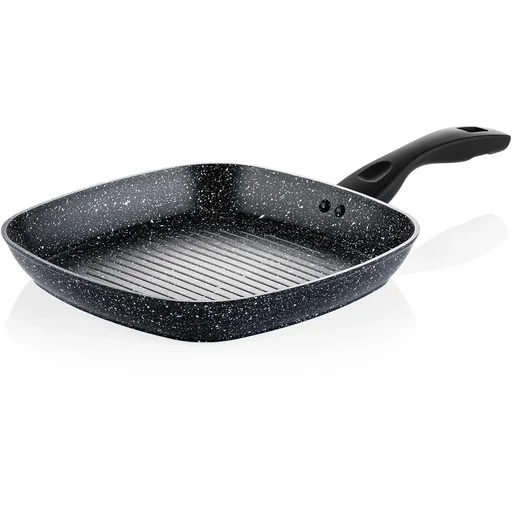 "Grillpfanne Induktion - Ø28 cm - Schwarzer Marmor image"