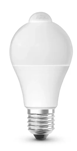 "LED MOTION SENSOR Lampe mit 10 Watt, E27, warmweiß, matt image"