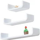 Wandregal 3 tlg. weiß