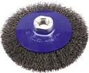 Drahtbürste 100 mm Durchmesser, schräg mit M14 Gewinde