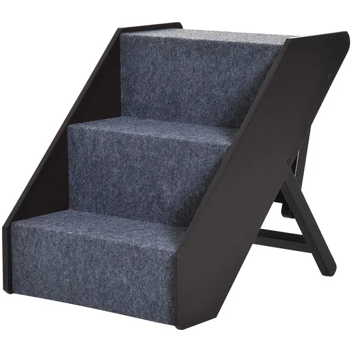"Katzentreppe Hundetreppe 3 Stufen klappbar H41-53cm image"