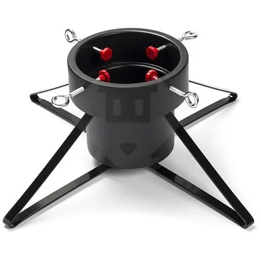 "Weihnachtsbaumständer - Groß - für Bäume bis zu 2 Metern - 1,8L Wasserreservoir - Schwarz image"