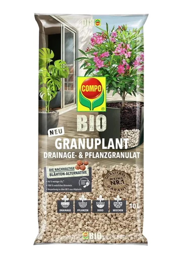 BIO GRANUPLANT Drainage- und Pflanzgranulat 10 Liter