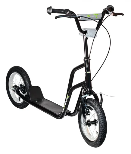 "Roller Fun AIR, 12 Zoll Luftbereifung, Stahlrahmen, V-Bremse, Lenker höhenverstellbar, inkl. Ständer, schwarz image"