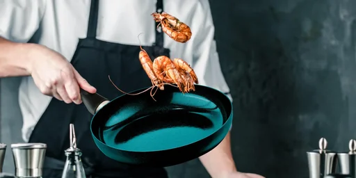 "Excellent Pfannen-Set „Meteor“, Ocean Blau-Grün, 3-teilig image"