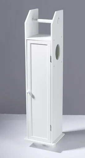"Toilettenschrank - WC-Rollenhalter mit Stauraum image"