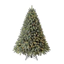 Künstlicher Weihnachtsbaum Fichte inklusive Lichterkette 180 cm Grün