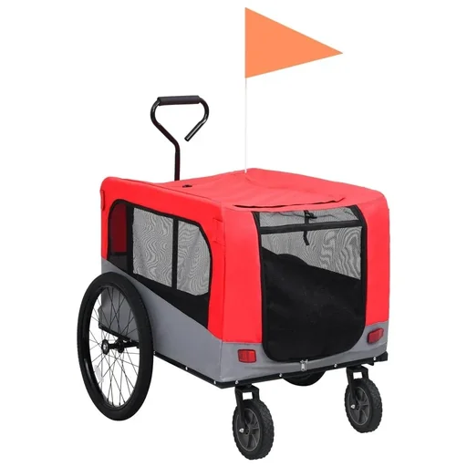 "Haustier-Fahrradanhänger 2-in-1 aanhange image"