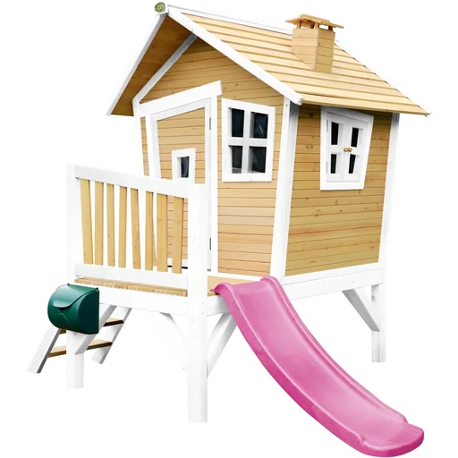 "Robin Spielhaus Braun/Weiß - Lila Rutsche image"