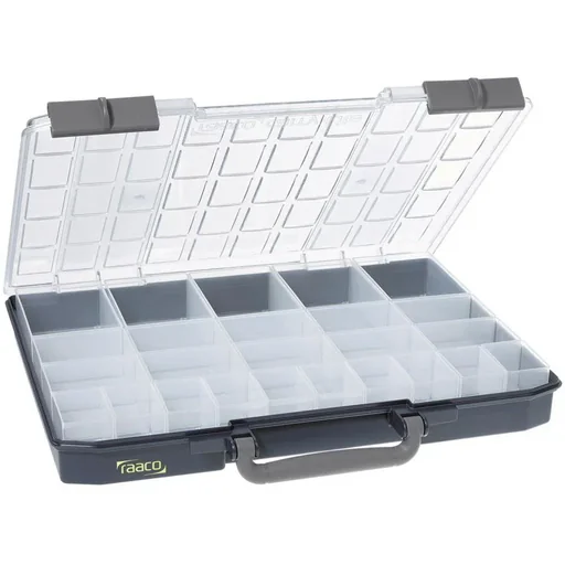 "Raaco Sortimentskasten CarryLite 55 5x10 25 Böden image"