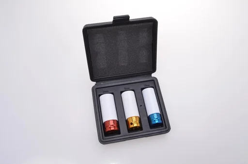 "Steckschlüssel-Einsätze - 3 teilig und Radmerker Set image"