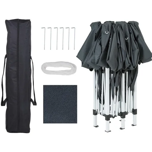 "Faltpavillon - Anthrazit - 3 x 6m image"