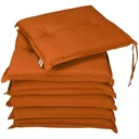 Sitzkissen - 6 Stück - Terracotta