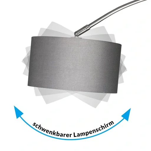 "Bogenlampe L mit Marmorsockel image"