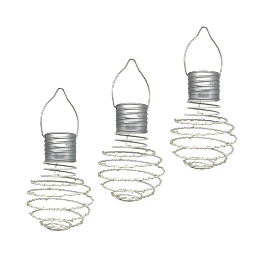"LED Solar Spiral Hängelampe 3er Set image"