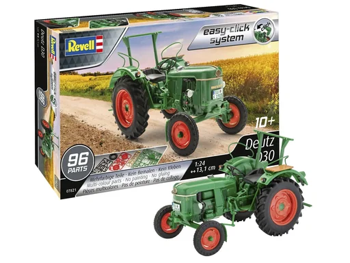 "Einfacher Modellbausatz Deutz D30 (easy-click) im Maßstab 1/24 - 96 Teile image"