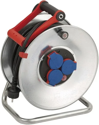 "Kabeltrommel Garant S IP44, Durchmesser 290mm, Stahlblech, ölbeständiges Kabel, 40m image"
