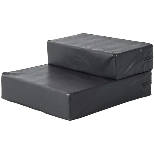 "Tiertreppe Hundetreppe Unterlage für Katzen und Hunde klappbar schwarz image"