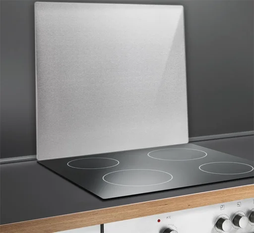 "Wandblende Edelstahl Spritzschutz image"