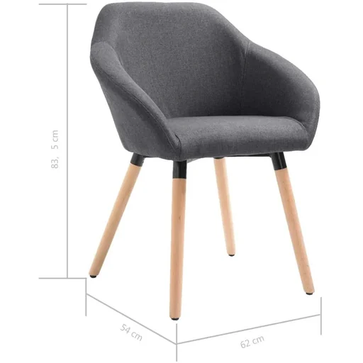 "Esstischstuhl dunkelgrau image"